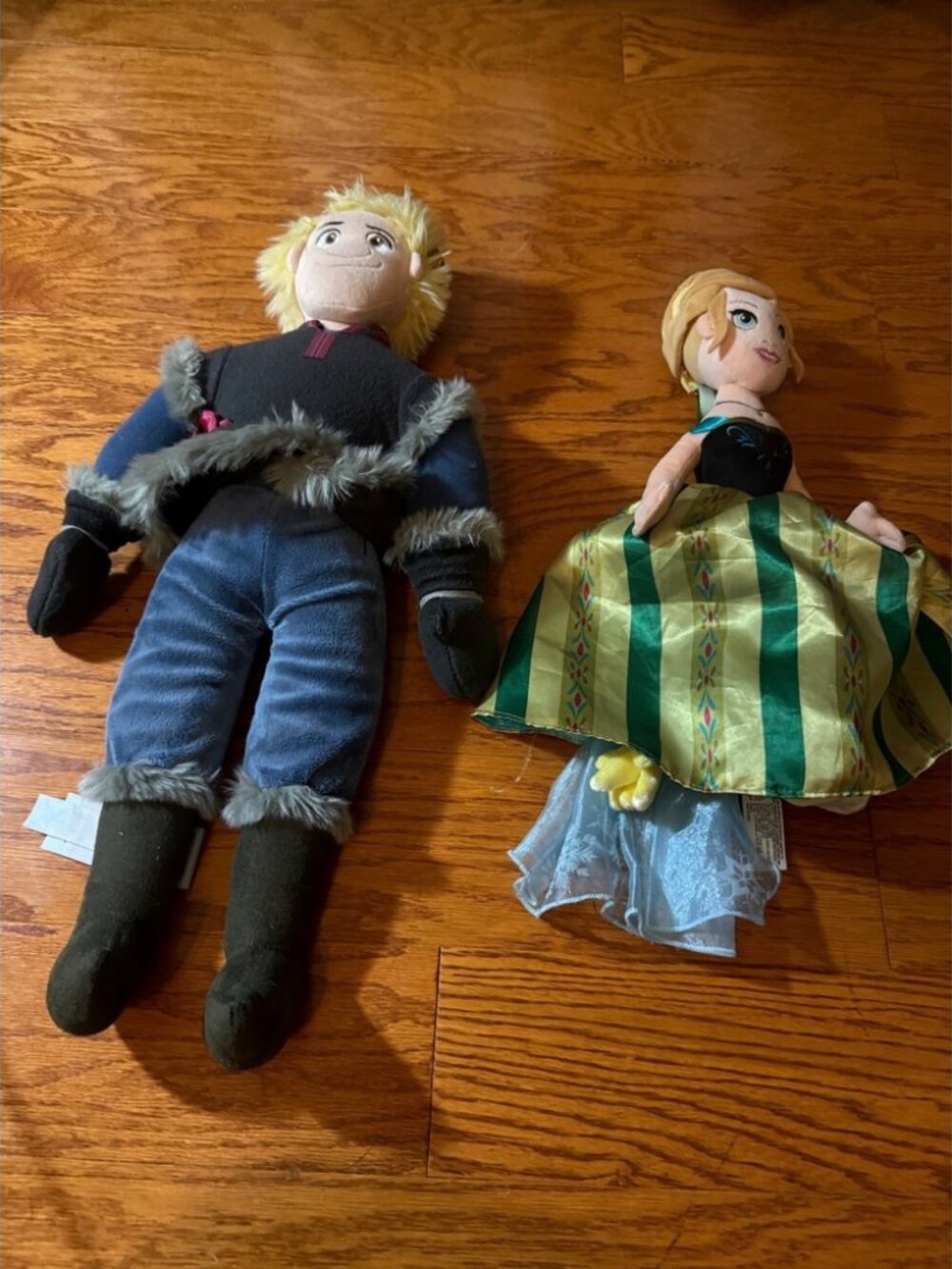 Disney Parks Frozen Kristoff & Elsa Anna Topsy Turvy Reversible Plush 2-in-1 Toy